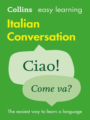 cover image of Easy Learning Italian Conversation
